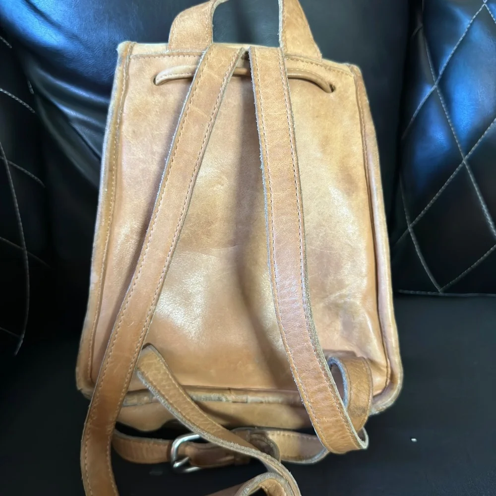 Vintage Coach Mini Leather Backpack #9960 - Picture 2 of 12